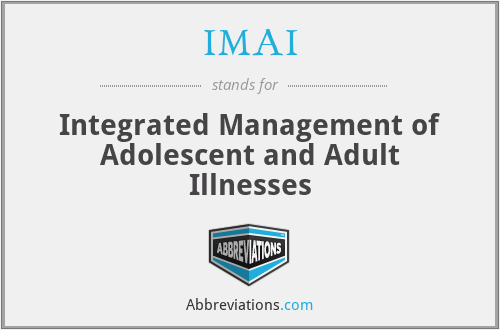 IMAI - Integrated Management of Adolescent and Adult Illnesses