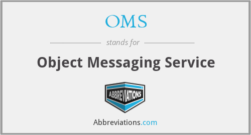 OMS - Object Messaging Service