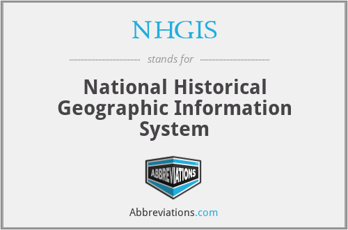 NHGIS - National Historical Geographic Information System