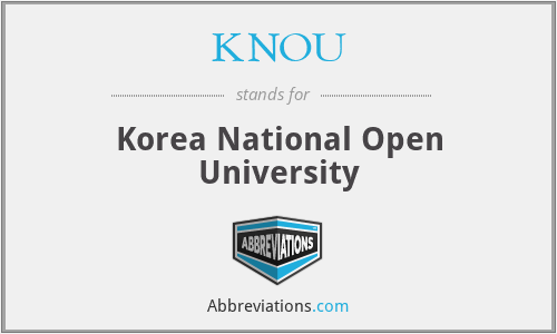 KNOU - Korea National Open University