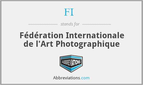 FIАР - Fédération Internationale de l'Art Photographique