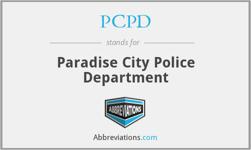 PCPD - Paradise City Police Department