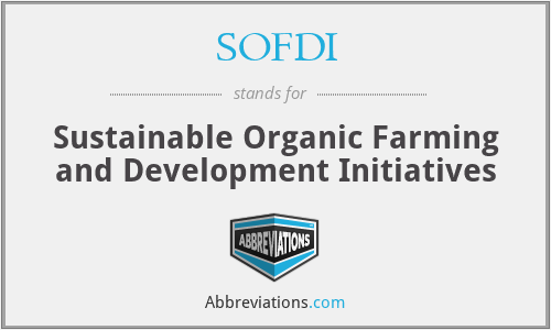 SOFDI - Sustainable Organic Farming and Development Initiatives