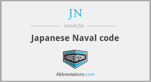 JN - Japanese Naval code