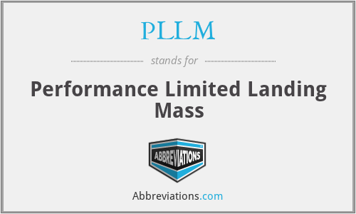 PLLM - Performance Limited Landing Mass