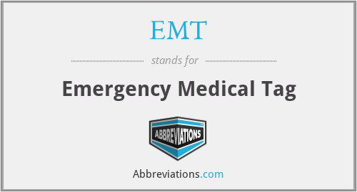 EMT - Emergency Medical Tag