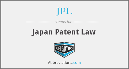 JPL - Japan Patent Law