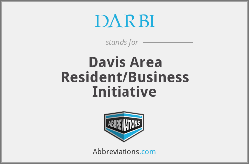 DARBI - Davis Area Resident/Business Initiative