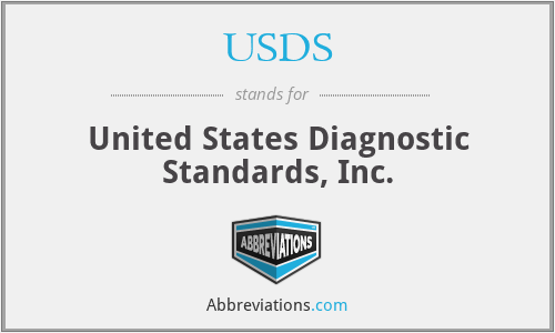 USDS - United States Diagnostic Standards, Inc.