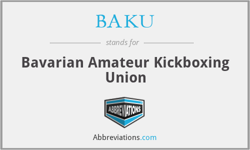 BAKU - Bavarian Amateur Kickboxing Union