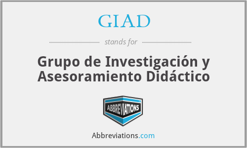 GIAD - Grupo de Investigación y Asesoramiento Didáctico