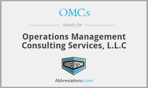 OMCs - Operations Management Consulting Services, L.L.C