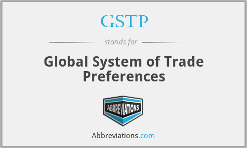 GSTP - Global System of Trade Preferences