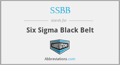 SSBB - Six Sigma Black Belt