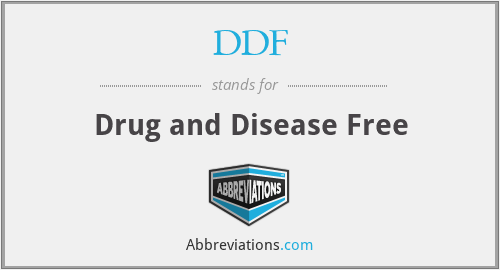 DDF - Drug and Disease Free