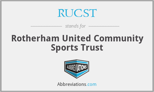 RUCST - Rotherham United Community Sports Trust