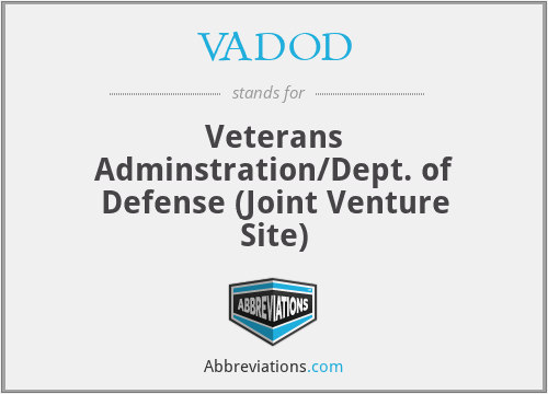VADOD - Veterans Adminstration/Dept. of Defense (Joint Venture Site)