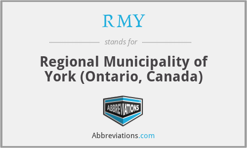 RMY - Regional Municipality of York (Ontario, Canada)