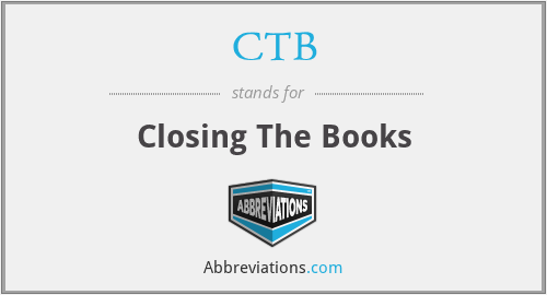 CTB - Closing The Books
