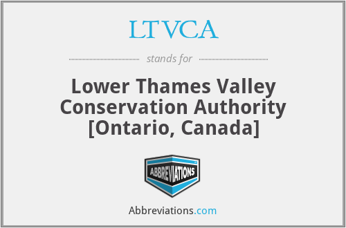 LTVCA - Lower Thames Valley Conservation Authority [Ontario, Canada]