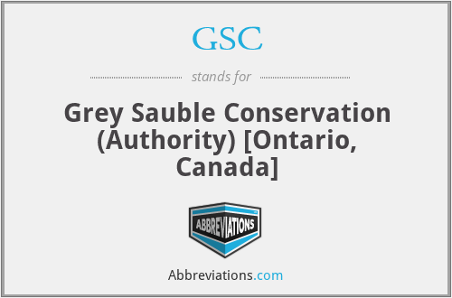 GSC - Grey Sauble Conservation (Authority) [Ontario, Canada]