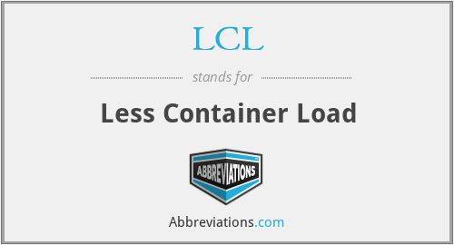 LCL - Less Container Load