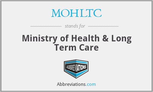 MOHLTC - Ministry of Health & Long Term Care