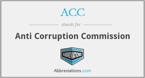 ACC - Anti Corruption Commission