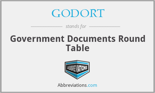 GODORT - Government Documents Round Table