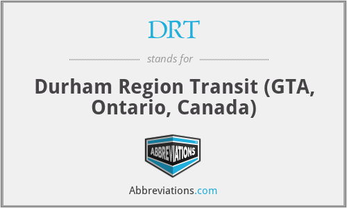 DRT - Durham Region Transit (GTA, Ontario, Canada)