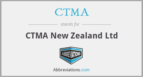 CTMA - CTMA New Zealand Ltd