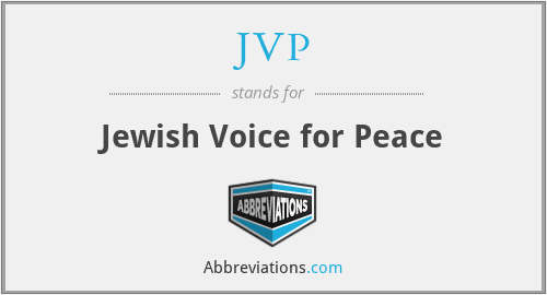 JVP - Jewish Voice for Peace