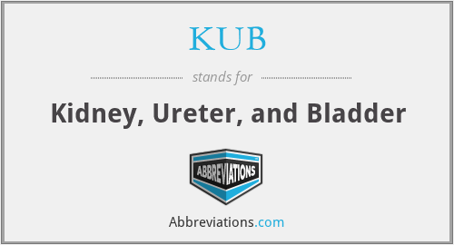 KUB - Kidney, Ureter, and Bladder