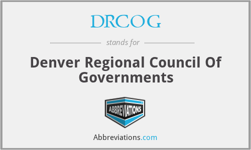 DRCOG - Denver Regional Council Of Governments
