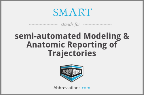 SMART - semi-automated Modeling & Anatomic Reporting of Trajectories