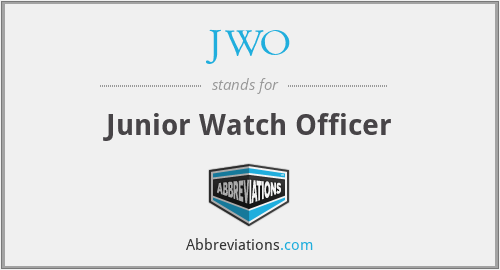 JWO - Junior Watch Officer