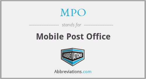 MPO - Mobile Post Office