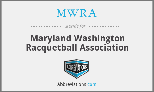 MWRA - Maryland Washington Racquetball Association