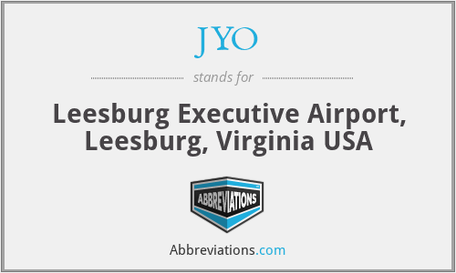 JYO - Leesburg Executive Airport, Leesburg, Virginia USA