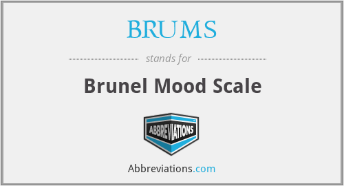 BRUMS - Brunel Mood Scale