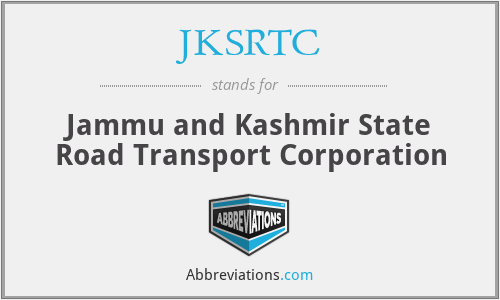 JKSRTC - Jammu and Kashmir State Road Transport Corporation