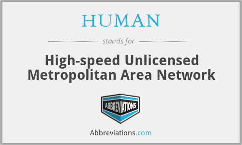 HUMAN - High-speed Unlicensed Metropolitan Area Network