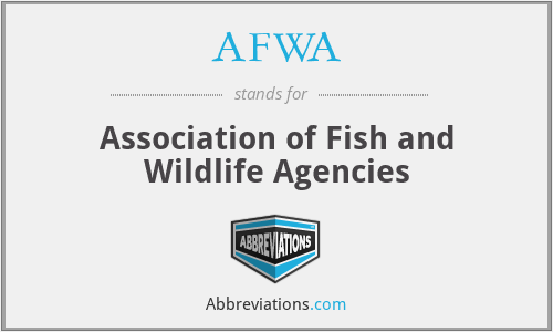 AFWA - Association of Fish and Wildlife Agencies