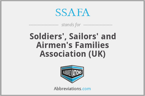 SSAFA - Soldiers', Sailors' and Airmen's Families Association (UK)