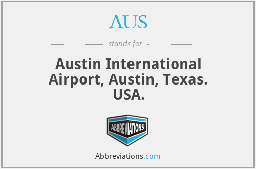 AUS - Austin International Airport, Austin, Texas. USA.