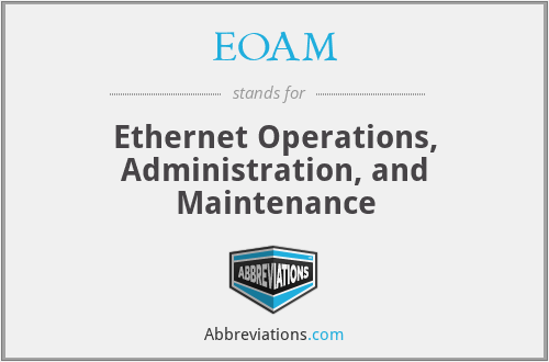 EOAM - Ethernet Operations, Administration, and Maintenance
