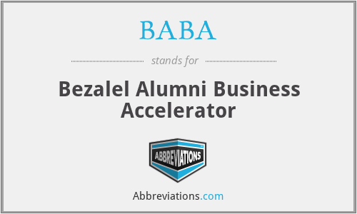 BABA - Bezalel Alumni Business Accelerator