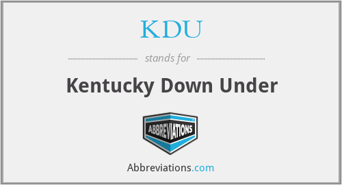 KDU - Kentucky Down Under