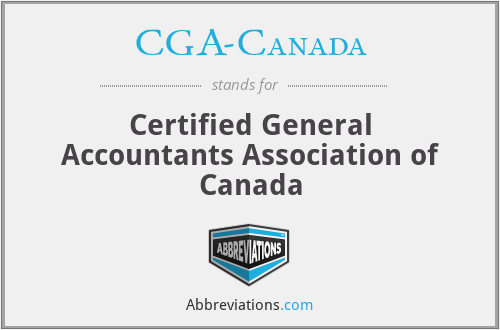 CGA-Canada - Certified General Accountants Association of Canada