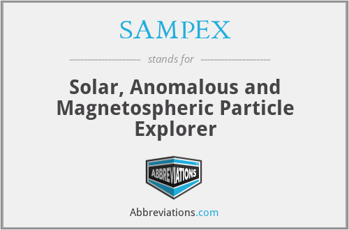 SAMPEX - Solar, Anomalous and Magnetospheric Particle Explorer